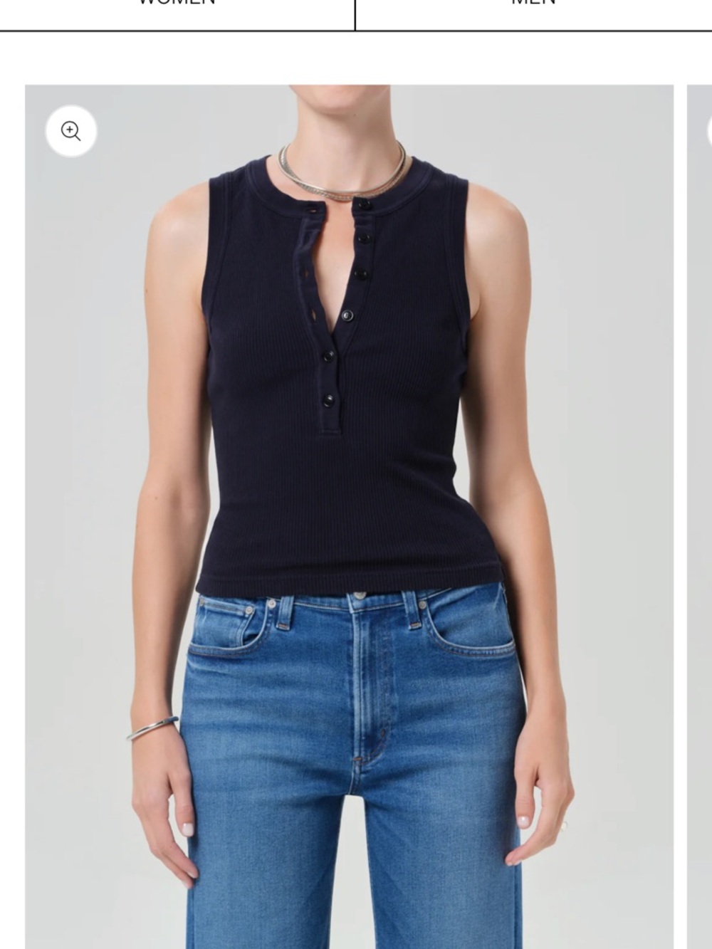 Citizens Caralyn tank navy size m